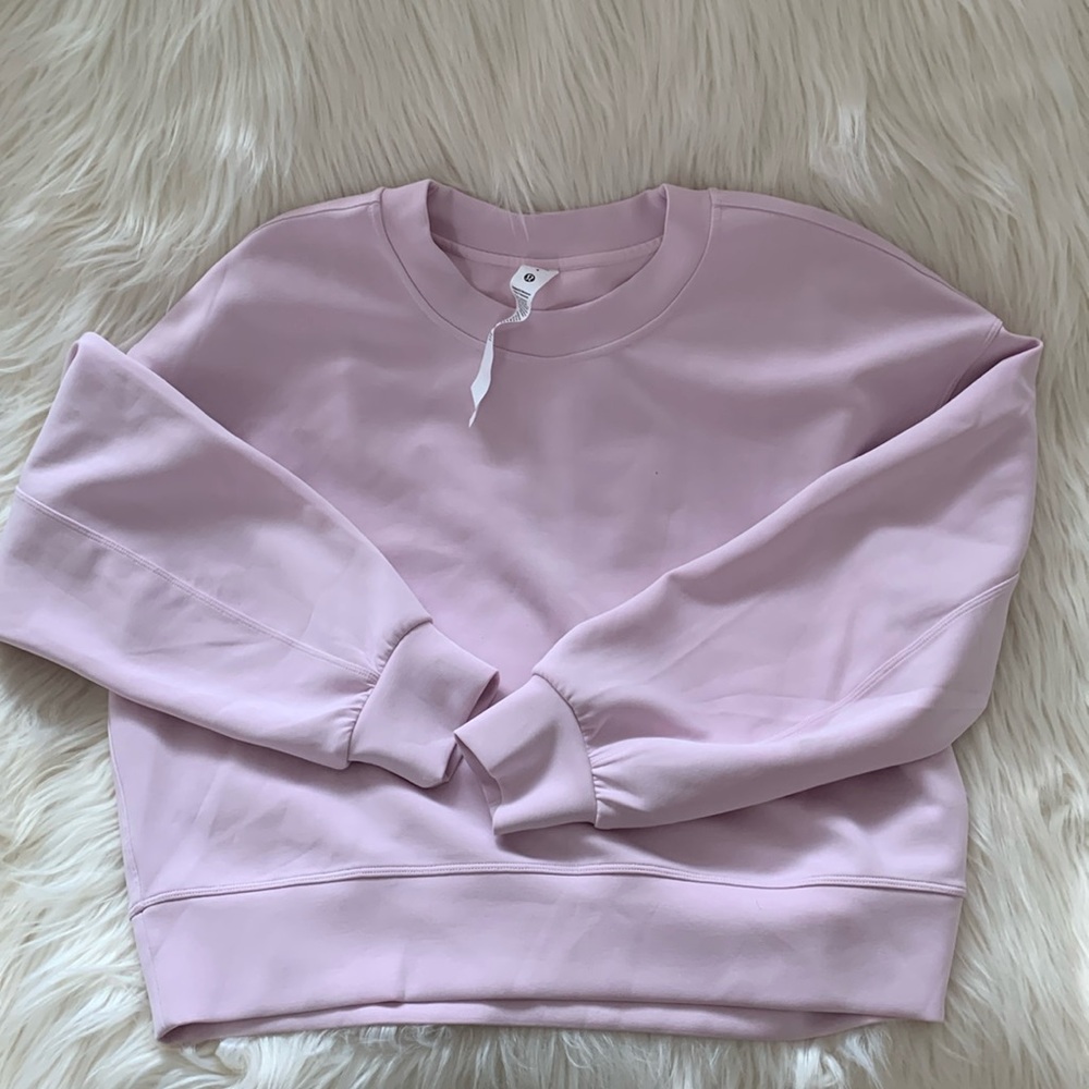 Lululemon Perfectly Oversize Crop Softstreme Meadowsweet Pink Size 4